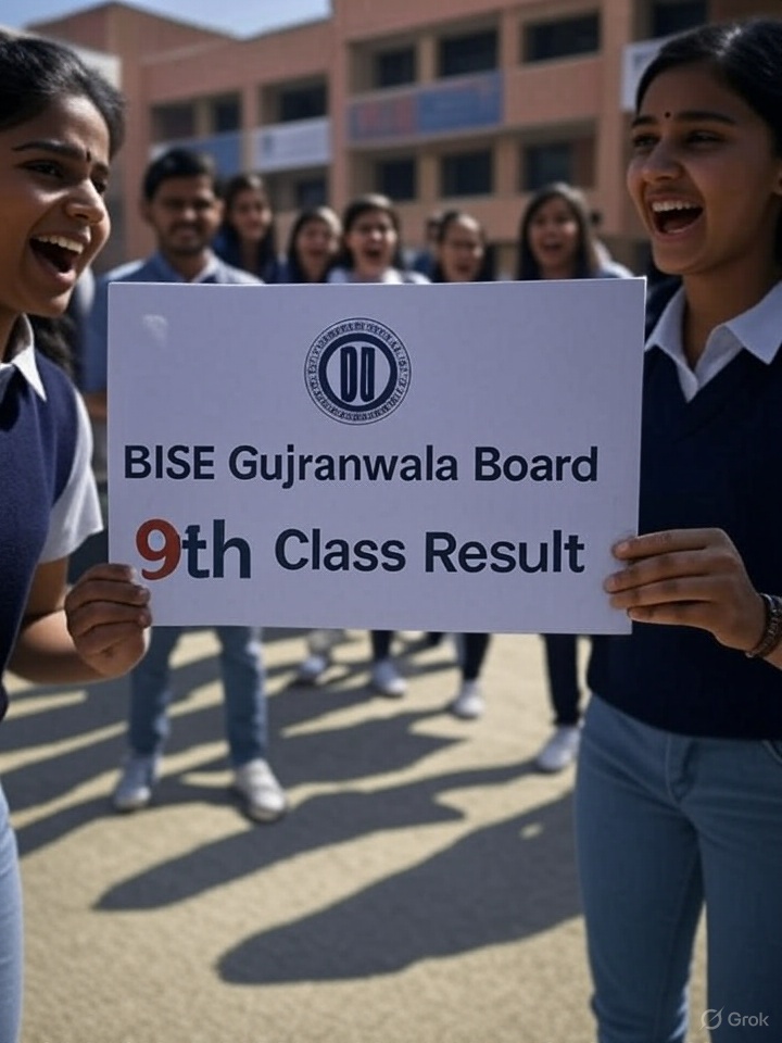 BISE Gujranwala Board 9th Class Result 2025 – Check Your SSC Part 1