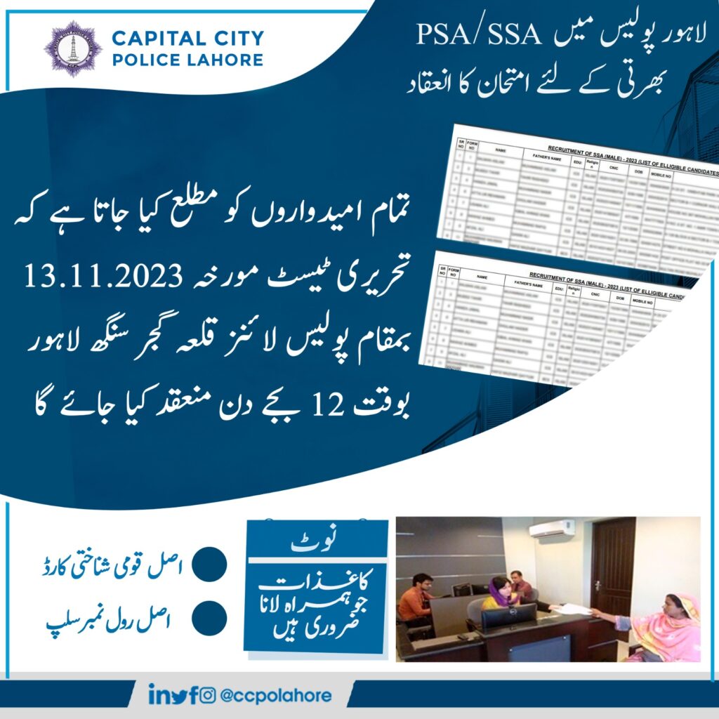 Punjab Police Jobs