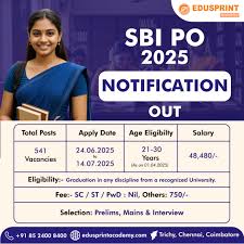 SBI PO Notification