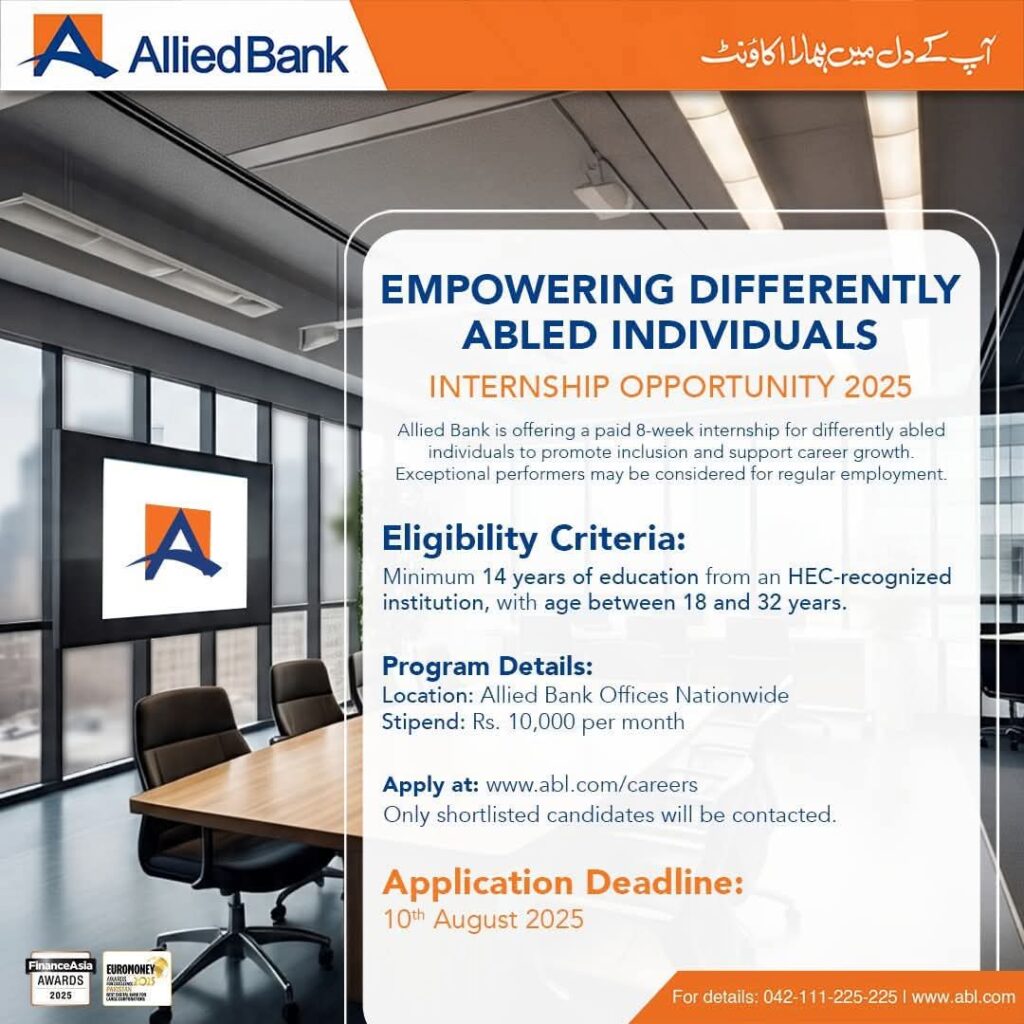  Allied Bank Internship